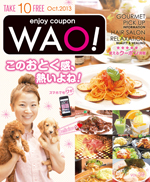 enjoy coupon WAO!